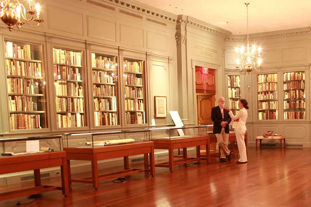 Houghton Library reading room