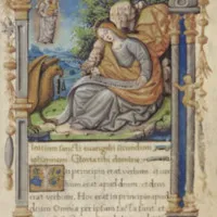 John writing on a scroll